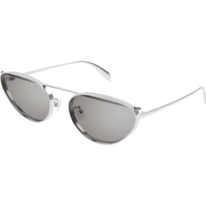 Occhiali da sole  Alexander mcqueen Am0424s cod. colore 004 Donna Cat eye Argento