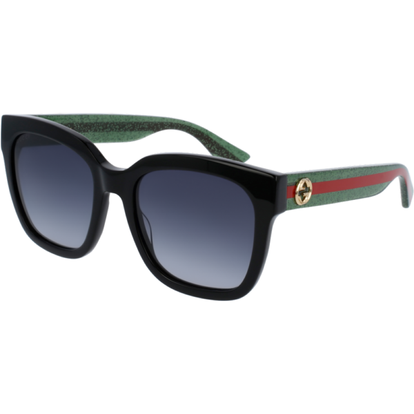 Occhiali da sole  Gucci Gg0034sn cod. colore 002 Donna Squadrata Nero