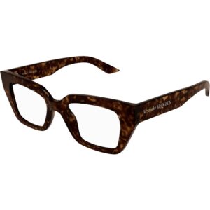 Occhiali vista  Alexander mcqueen Am0453o cod. colore 002 Donna Cat eye Havana