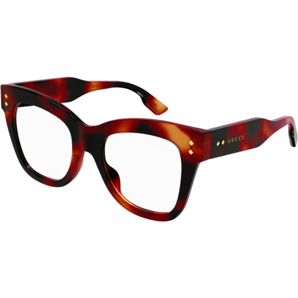 Occhiali vista  Gucci Gg1082o cod. colore 002 Donna Cat eye Havana