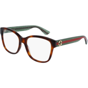 Occhiali vista  Gucci Gg0038on cod. colore 002 Donna Squadrata Havana/verde