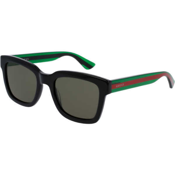 Occhiali da sole  Gucci Gg0001sn cod. colore 002 Uomo Squadrata Nero