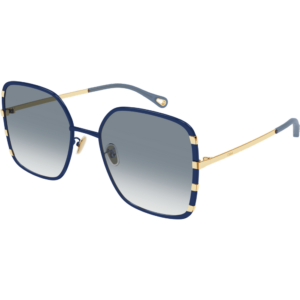 Occhiali da sole  Chloé Ch0143s cod. colore 001 Donna Oversize Blu