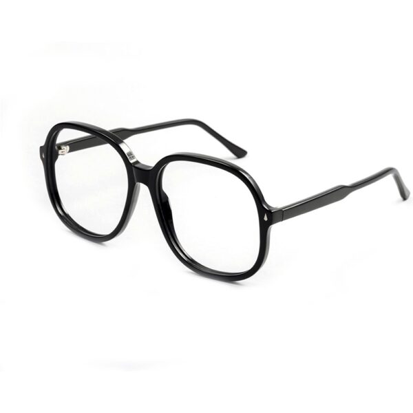 Occhiali vista  Fabbricatorino 1472 nesso cod. colore a01 / lente neutra Unisex Oversize Nero