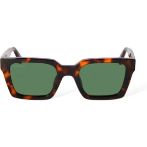 Occhiali da sole  Off-white Oeri086 palermo cod. colore 6055 havana Unisex Squadrata Havana