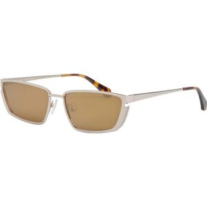 Occhiali da sole  Off-white Oeri119 richfield cod. colore 7676 gold gold Unisex Squadrata Oro