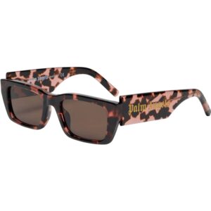 Occhiali da sole  Palm angels Palm cod. colore pink havana dark brown Unisex Squadrata Havana