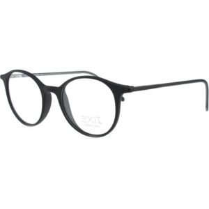 Occhiali vista  Exit Ex312 cod. colore 1237 Unisex Rotonda Nero