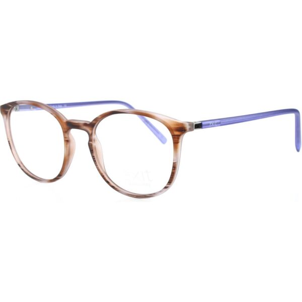 Occhiali vista  Exit Ex311 cod. colore a499 Unisex Rotonda Marrone