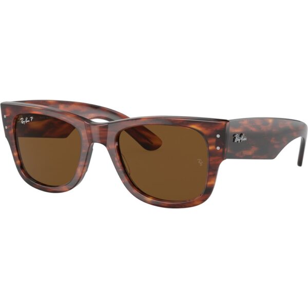 Occhiali da sole  Ray - ban Rb0840s mega wayfarer cod. colore 954/57 Unisex Squadrata Marrone