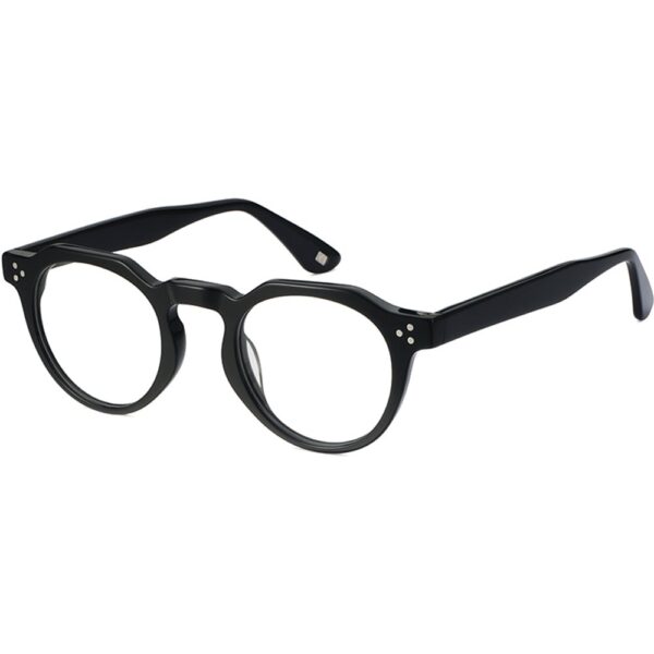 Occhiali vista  Exit Mod. ac2307 cod. colore nero lucido c.03 Unisex Rotonda Nero