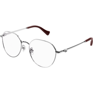 Occhiali vista  Gucci Gg1145o cod. colore 002 Donna Rotonda Argento