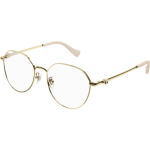 Occhiali vista  Gucci Gg1145o cod. colore 001 Donna Rotonda Oro