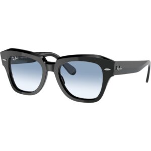 Occhiali da sole  Ray - ban Rb2186 state street cod. colore 901/3f Unisex Squadrata Nero