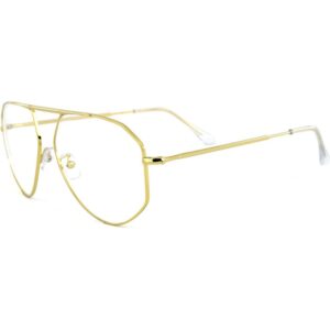 Occhiali vista  Exit Ex372 cod. colore 01 Unisex Oversize Oro