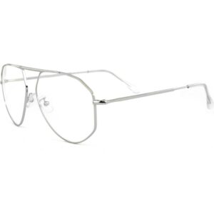 Occhiali vista  Exit Ex372 cod. colore 02 Uomo Oversize Argento