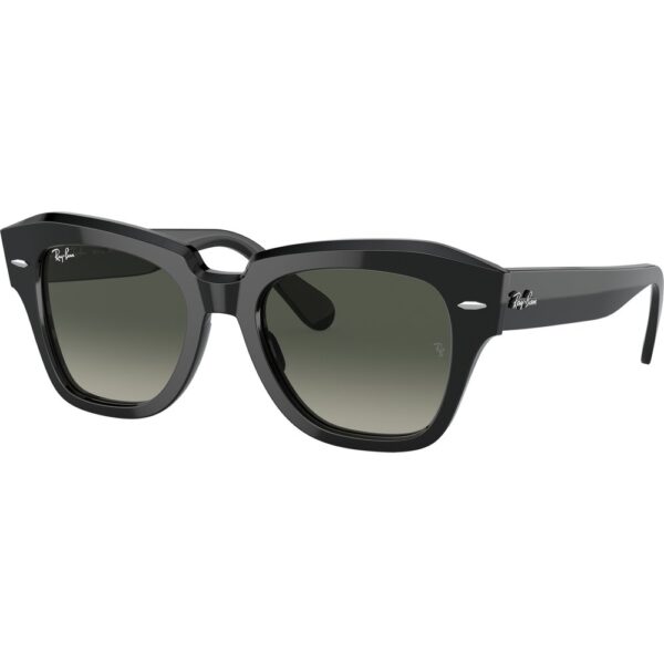 Occhiali da sole  Ray - ban Rb2186 state street cod. colore 901/71 Unisex Squadrata Nero