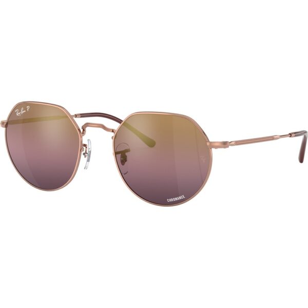 Occhiali da sole  Ray - ban Rb3565 jack cod. colore 9202g9 Unisex Geometrica Oro