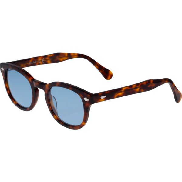 Occhiali da sole  Xlab 8004 stile moscot cod. colore 02 havana scuro/6263 azzurro polarizzato Unisex Panthos Havana scuro