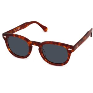 Occhiali da sole  Xlab 8004 stile moscot cod. colore 03 havana chiaro/6267 fumo polarizzato Unisex Panthos Havana chiaro