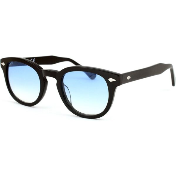 Occhiali da sole  Xlab 8004 stile moscot cod. colore 01 nero/6925 azzurro sfumato Unisex Panthos Nero