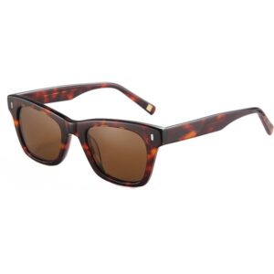 Occhiali da sole  Xlab Mod. lipari cod. colore 03 tart. sc./marrone Unisex Squadrata Havana