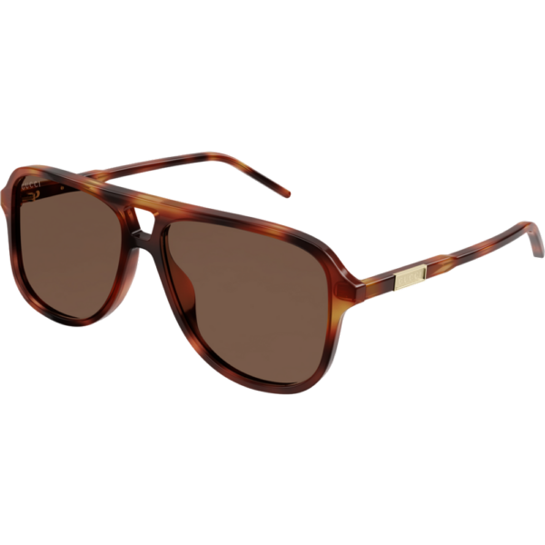 Occhiali da sole  Gucci Gg1156s cod. colore 003 Uomo Pilot Havana