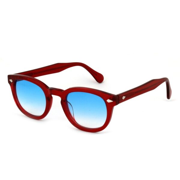 Occhiali da sole  Xlab 8004 stile moscot cod. colore 05 bordeaux /6925 azzurro sf. Unisex Panthos Bordeaux