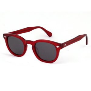 Occhiali da sole  Xlab 8004 stile moscot cod. colore 05 bordeaux /6267 fumo polarizzato Unisex Panthos Bordeaux