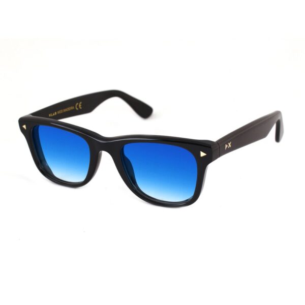 Occhiali da sole  Xlab Mod. madeira cod. colore nero / azzurro sfumato Unisex Squadrata Nero