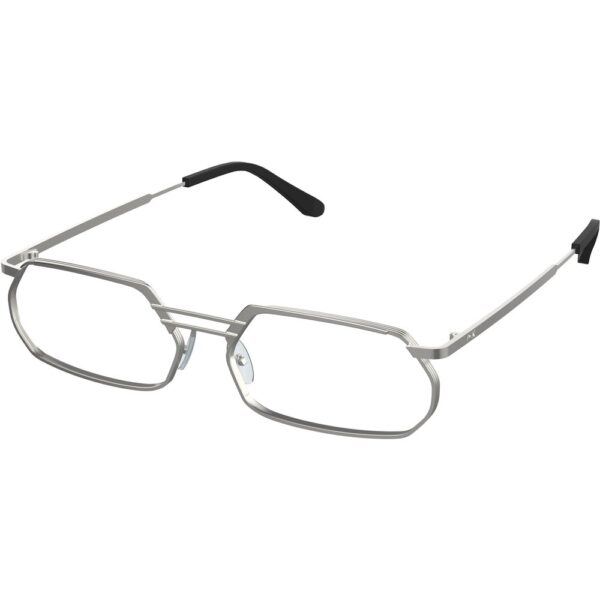 Occhiali vista  Xlab Mod. borocay cod. colore argento /  lenti neutre antiriflesso Unisex Squadrata Argento