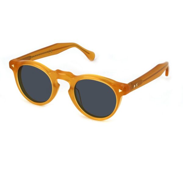 Occhiali da sole  Xlab Mod. hokkaido cod. colore giallo 27 / 6267 fumo polarizzato Unisex Panthos Giallo