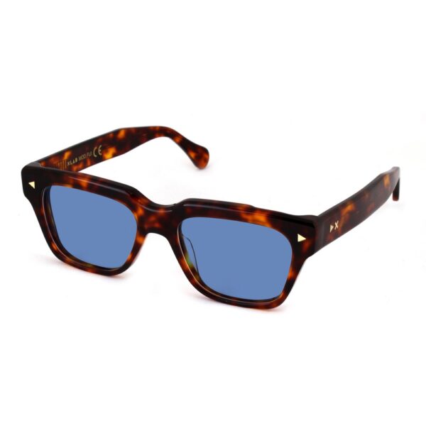 Occhiali da sole  Xlab Mod. fiji cod. colore tart. sc. / 6263 azzurro polarizzato Unisex Squadrata Havana scuro