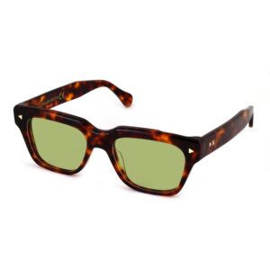 Occhiali da sole  Xlab Mod. fiji cod. colore tart. sc. / 6260 verde polarizzato Unisex Squadrata Havana scuro