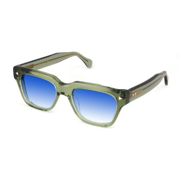 Occhiali da sole  Xlab Mod. fiji cod. colore verde tr. / 6925 azzurro sfumato Unisex Squadrata Verde