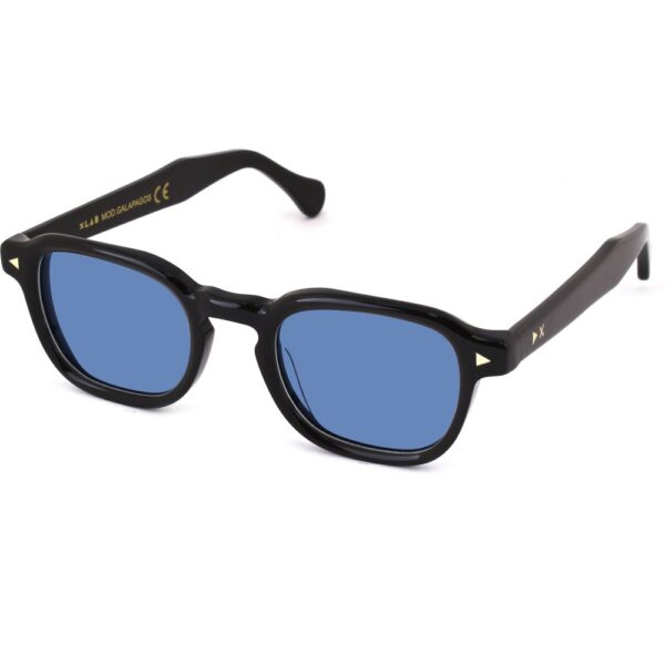 Occhiali da sole  Xlab Mod. galapagos cod. colore nero / 6263 azzurro polarizzato Unisex Panthos Nero