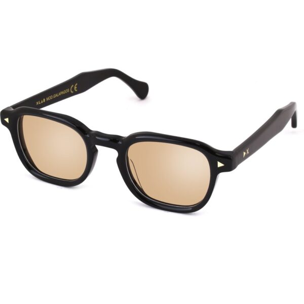 Occhiali da sole  Xlab Mod. galapagos cod. colore nero / 6265 marrone polarizzato Unisex Panthos Nero