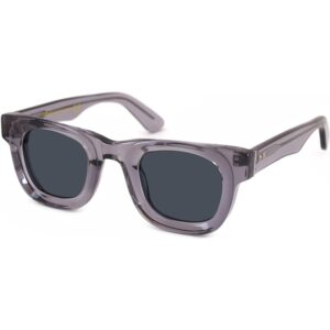 Occhiali da sole  Xlab Mod. flores cod. colore trasparente grigio / fumo polarizzato Unisex Squadrata Trasparente grigio