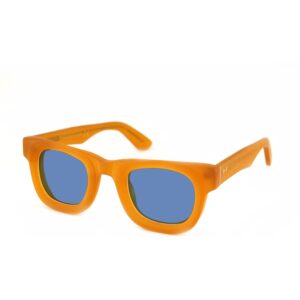 Occhiali da sole  Xlab Mod. flores cod. colore giallo / azzurro polarizzato Unisex Squadrata Giallo opaco