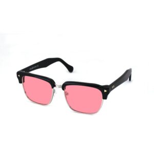 Occhiali da sole  Xlab Mod. maui cod. colore nero-arg lenti rosa pol. *2p Unisex Squadrata Nero/argento