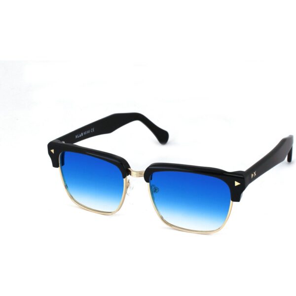 Occhiali da sole  Xlab Mod. maui cod. colore nero-oro l lenti azz. sf. *2n Unisex Squadrata Nero/oro