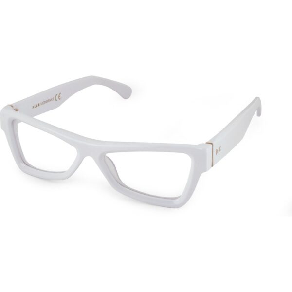 Occhiali da sole  Xlab Mod. banks fotocromatico cod. colore bianco lucido / lenti neutre fotoc. grey Unisex Geometrica Bianco