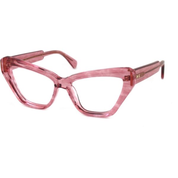 Occhiali da sole  Xlab Mod. panay fotocromatico rosa striato / lenti neutre fotoc. brown Donna Cat eye Rosa striato