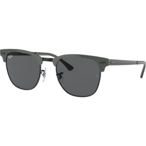 Occhiali da sole  Ray - ban Rb3716 clubmaster metal cod. colore 9256b1 Unisex Squadrata Grigio