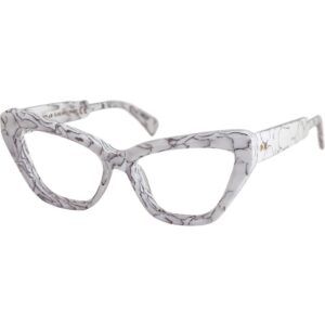 Occhiali vista  Xlab Mod. panay  antiriflesso cod. colore marmo bianco Donna Cat eye Marmo bianco