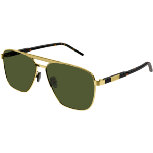 Occhiali da sole  Gucci Gg1164s cod. colore 004 Uomo Squadrata Oro