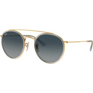 Occhiali da sole  Ray - ban Rb3647n  cod. colore 91233m Unisex Rotonda Oro