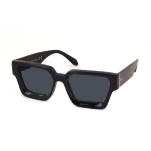 Occhiali da sole  Xlab Mod. praslin cod. colore nero opaco / fumo polarizzato Unisex Squadrata Nero