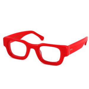 Occhiali da sole  Xlab Mod. komodo fotocromatico cod. colore rosso / lenti neutre fotoc. grey Unisex Squadrata Rosso