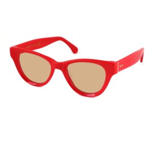 Occhiali da sole  Xlab Mod. tuamotu cod. colore rosso / marrone polarizzato Donna Farfalla Rosso